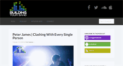 Desktop Screenshot of buildingyourband.com