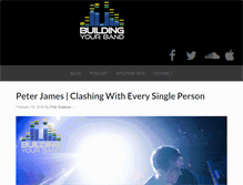 Tablet Screenshot of buildingyourband.com